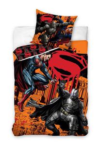 Pociel baweniana 160x200 Batman i Superman Pojedynek 1284 Carbotex