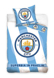 Pociel baweniana 160x200 C Manchester FC MCFC16-1002 - 2847008817