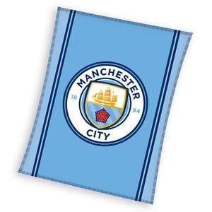Koc polarowy 110x140 Manchester City Logo gwiazdki Carbotex - 2847008882