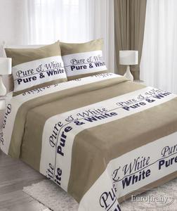 Pociel satynowa 160x200 Candy Pure&White biao srebrna Modern Line - 2848015692