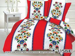 Pociel z kory 140x200 1156E owicka czerwona na zmaek 100% bawena gruba - 2850338216