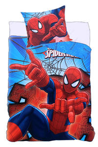 Pociel baweniana 140x200 Spiderman 1066 Czowiek Pajk poszewka 70x90 - 2857987567