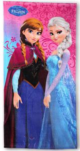 Rcznik plaowy 70x140 Frozen Kraina Lodu 5466 Anna Elsa dziecicy - 2854611785