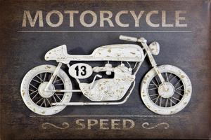 Obraz Brand 01 60x40 motocykl na szarym tle Eurofirany - 2854611923