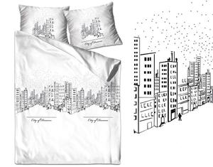 Pociel satynowa XQ 160x200 City Of Dream biaa Greno - 2856332285