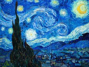 Plakat Gwiedzista noc, Vincent van Gogh - 2860464900