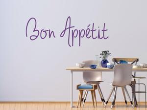 Napis na cian do kuchni Bon Appetit 4 naklejka na cian - 2860464939