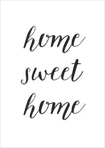 Plakat dekoracyjny home sweet home - 2845854471