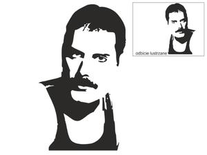 Freddie Mercury naklejka naklejka na cian - 2847045766