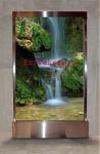 Mega Hit Fontanna wodospad 200cm ze szka z kadym motywem wtopionym w szko tj logo firmy,obraz itp - 2832980677