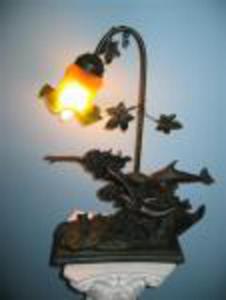 SYRENA Z DELFINAMI I LAMP - 2832979428