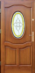 Drzwi zewnętrzne STOLPAW OWAL NOVUM+ DĄB - 2416526357