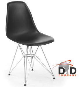 Krzesło EAMES EPC DSR kolor czarny - 2416526856