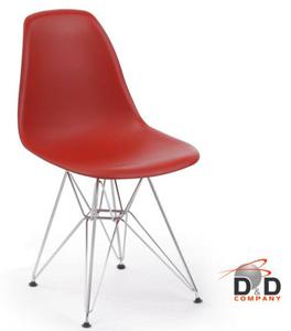 Krzesło EAMES EPC DSR kolor czerwony - 2416526857