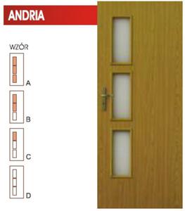 Drzwi wewnętrzne VERTIM ANDRIA, różne wzory