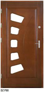 Drzwi drewniane zewnętrzne VOSTER DZ P80