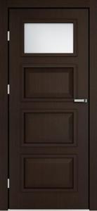 Drzwi wewnętrzne INTER DOOR MANHATTAN 1 szyba, okleina Patyna - 2416529259