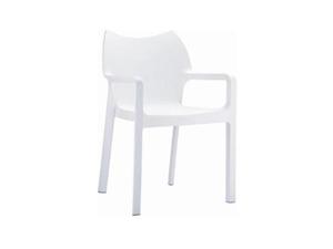 KRZESO DIONISIO WHITE ARM CHAIR - 2416531181