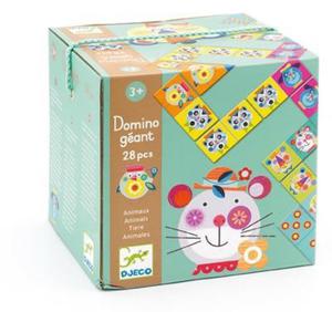 Domino edukacyjne - domino Geant Zwierzta, Djeco - 2833395212