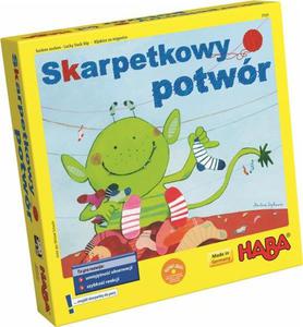 Gra zrcznociowa Skarpetkowy potwr, HABA (wersja polska) - 2858336914