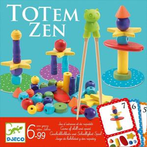 Totem Zen - gra zrcznociowa dla dzieci, ukadanie piramid wg kart, DJECO - 2833395223