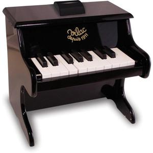 Drewniane pianinko dla dzieci - czarne pianino z wspornikiem na nuty, 3 lata +, VILAC - 2857940445