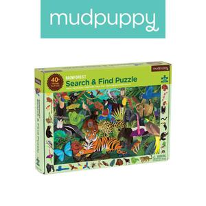 Puzzle szukaj i znajd - puzzle obserwacyjne Las tropikalny 64 elementy 4+, Mudpuppy - 2857940458