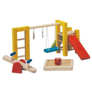 Drewniane mebelki dla lalek Plac zabaw - mebelki do domku dla lalek, Plan Toys - 2833395268