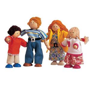Nowoczesna rodzina lalek - lalki do domku dla lalek Plan Toys, PLTO-7142 - 2833395269
