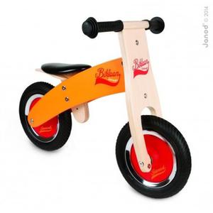 Drewniany rowerek biegowy - balansujący rowerek z drewna dla dzieci, Janod - 2833395486