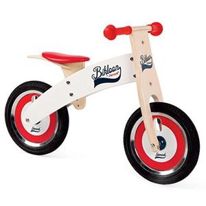 Drewniany rowerek biegowy - balansujący rowerek z drewna dla dzieci, Janod - 2833395487