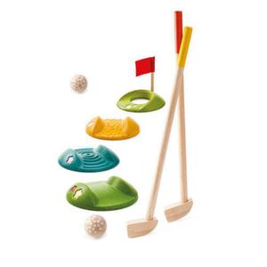 Drewniany mini golf - duy zestaw do gry w mini golfa dla dzieci, Plan Toys - 2833395502