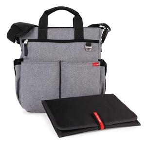 Torba do wózka Duo Signature Heather Grey - pojemna torba dla mamy na akcesoria niemowlce,...