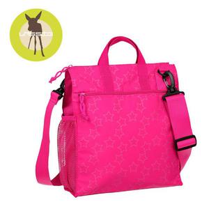 Torba do wzka dla mamy rowa Reflective Star magenta, Lassig Casual Label - magenta - 2853175141