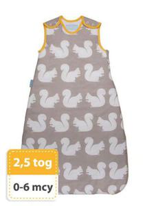 piworek Grobag Anorak Kissing Squirells - grubo 2,5 tog, Gro Company - 2853175167