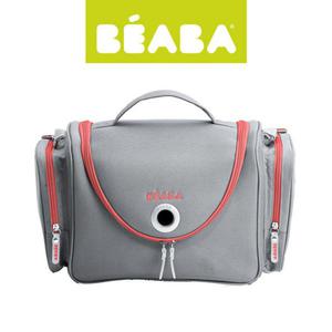 Kuferek, torba na kosmetyki dla niemowlt i maych dzieci Vanity grey/coral, Poliester, BEABA - 2853175318