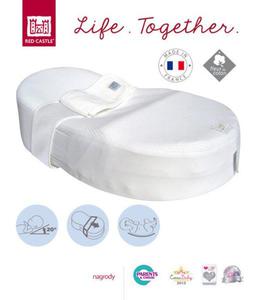 Ergonomiczny materac dla niemowlt Cocoonababy Biay, Red Castle - 2853175403