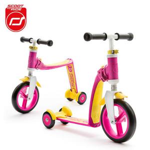 SCOOTANDRIDE Highwaybaby PLUS 2w1 hulajnoga i rowerek 1+ Pink - 2853175500