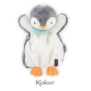 Kaloo Pingwin Szary pierwsza przytulanka pacynka 30 cm kolekcja Les Amis - 2853175632