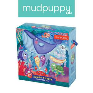 Mudpuppy Puzzle podogowe Jumbo Podwodny wiat 25 elementw 2+ - 2853175658