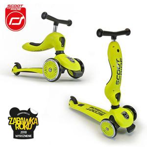 SCOOTANDRIDE Highwaykick 2w1 Jedzik i hulajnoga 1-5 lat Lime - 2853175706