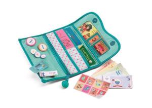 Materiałowy portfel z akcesoriami do zabawy dla dzieci, odgrywania ról, DJECO DJ06625 - 2853801865