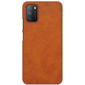 Nillkin Etui Qin Leather Case Xiaomi Poco M3 brzowe - 2873882524