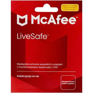 McAfee Roczna subskrypcja LiveSafe - 2873883326