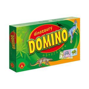 ALEXANDER Domino- dinozaury gra edukacyjna 4+ - 2877904776