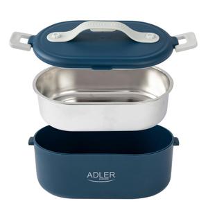 Adler AD 4505 blue Pojemnik na ywno podgrzewany lunch box zestaw pojemnik separator yeczka 0,8L 55W - 2878729641