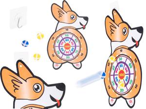 Tarcza Dart z rzutkami pikami na rzep corgi - 2868380965