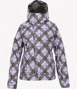 BURTON Penelope Jacket Amethyst Bias Plaid W12