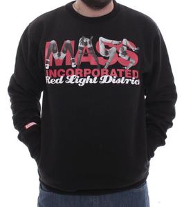 MASS Red Light District Sweatshirt black SS12 - 2825947938