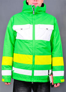 686 Bridge Insulated Jacket colorblock grass W13